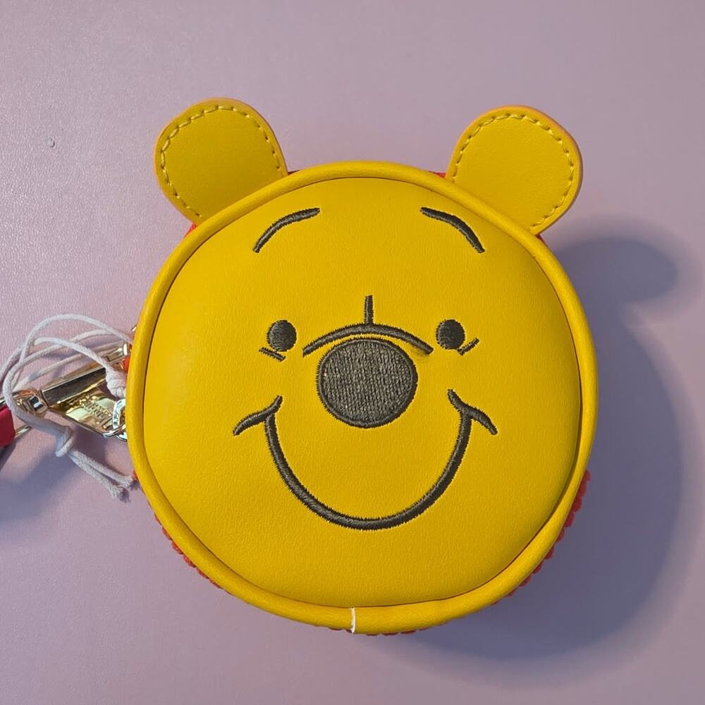 Loungefly Disney Winnie the Pooh Figural Pooh Bear Corduroy Coin Purse NWT - Picture 5 of 8